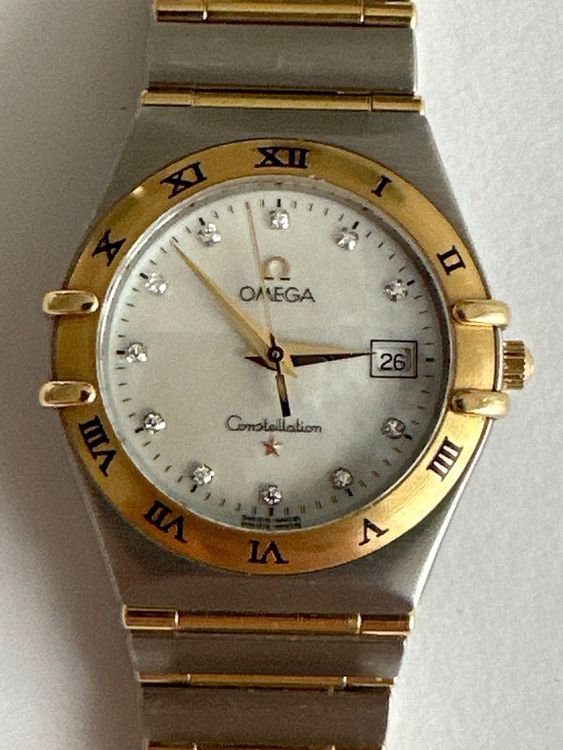 uhr omega 750/stahl, D28mm, constellation quarz 2001 (30) (Gebraucht ...