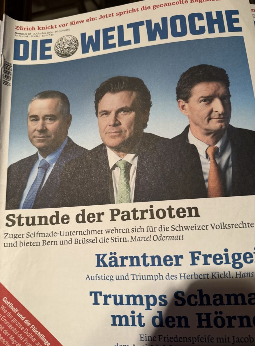 Zeitschriften & Magazine: WELTWOCHE- 41 Ausgaben/2024 – Gebraucht aus hunzenschwil von Oldipark