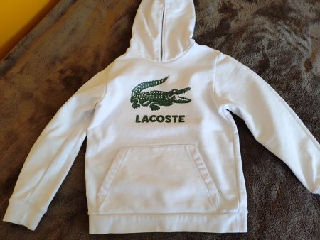 Lacoste Hoodie weiss Kinder