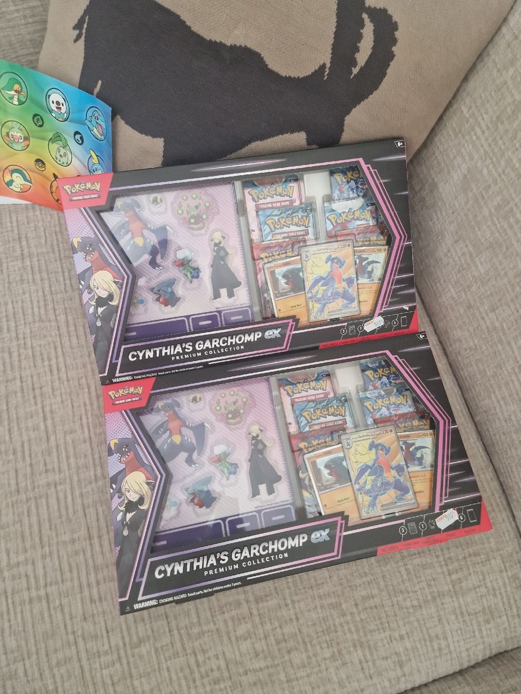 Pokémon Carte collezionabili: 2x Pokémon Cynthia's Garchomp EX – Nuovo e nell'imballaggio originale da Les Acacias venduto da S.Vieira