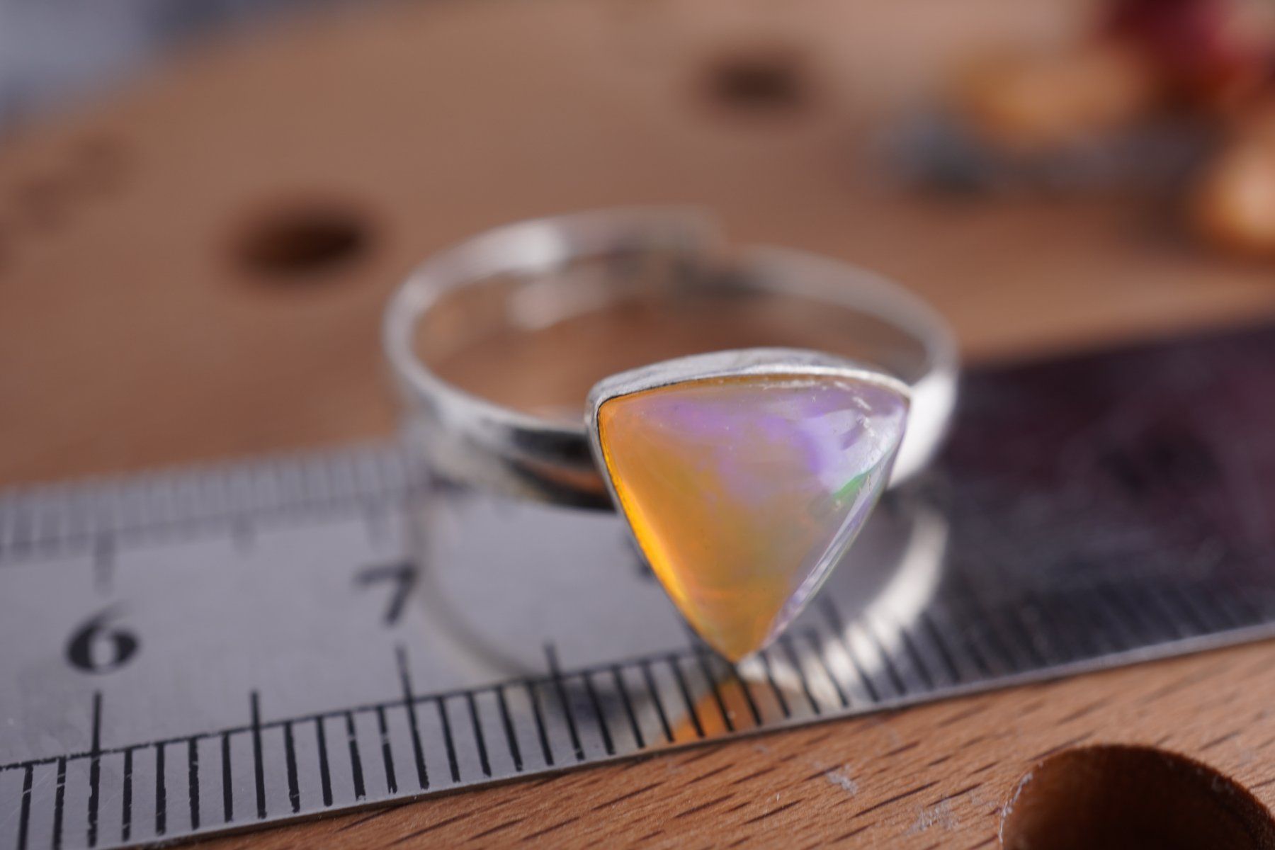 Minerali & Pietre curative: Opal      ring Grösse  Variabel     (Räumung!) – Nuovo e nell'imballaggio originale da Eschenbach SG venduto da topstone 2