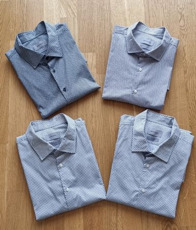 4 Stk.Herren Hemd Kurzarm,Gr.46/XXL