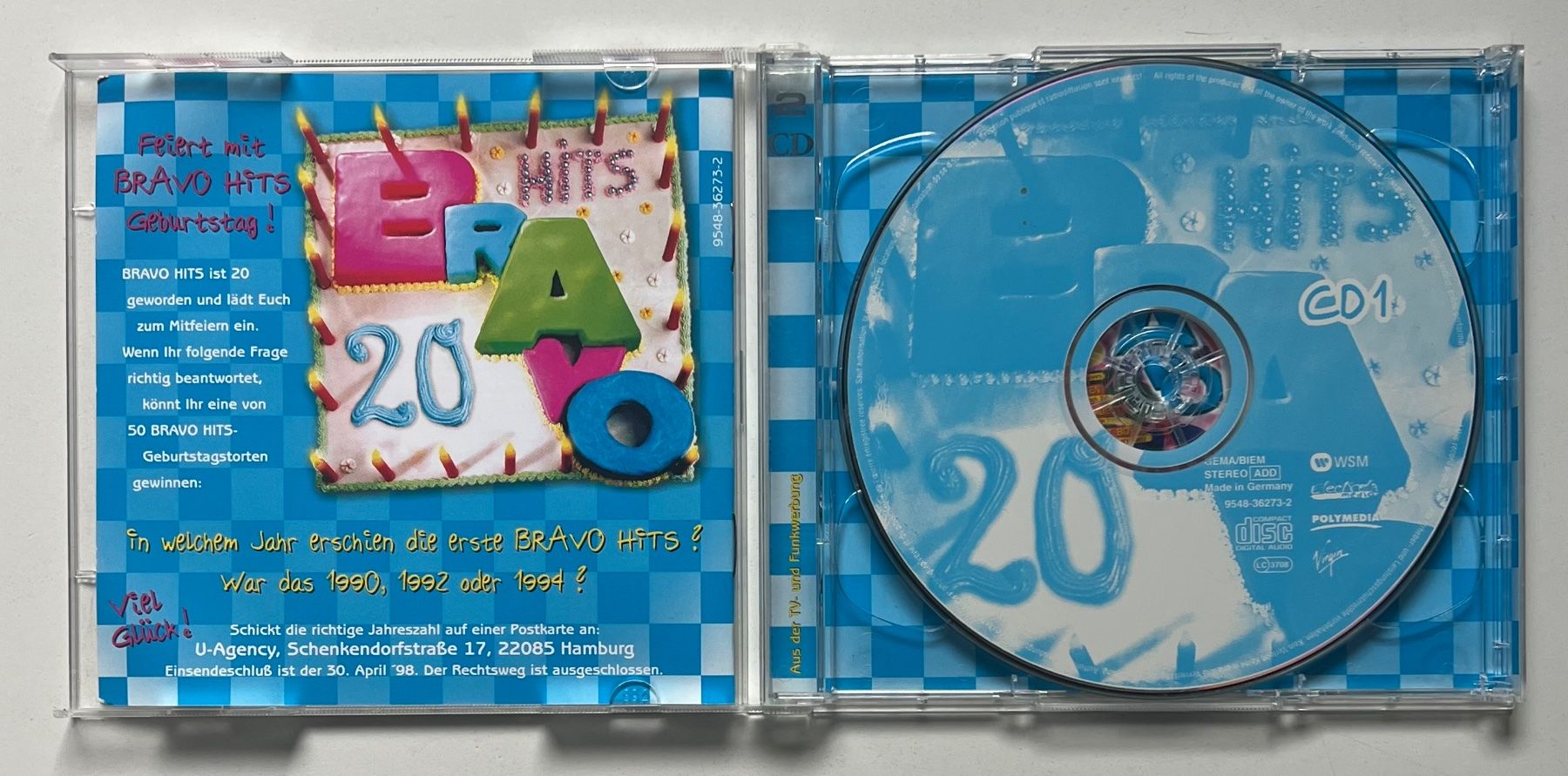 CD: Bravo Hits 20 (2 CDs) – Usato da Näfels venduto da rottabi 2
