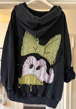 MINNIE DUCK SWEAT-HOODIE MIXT COTON! M