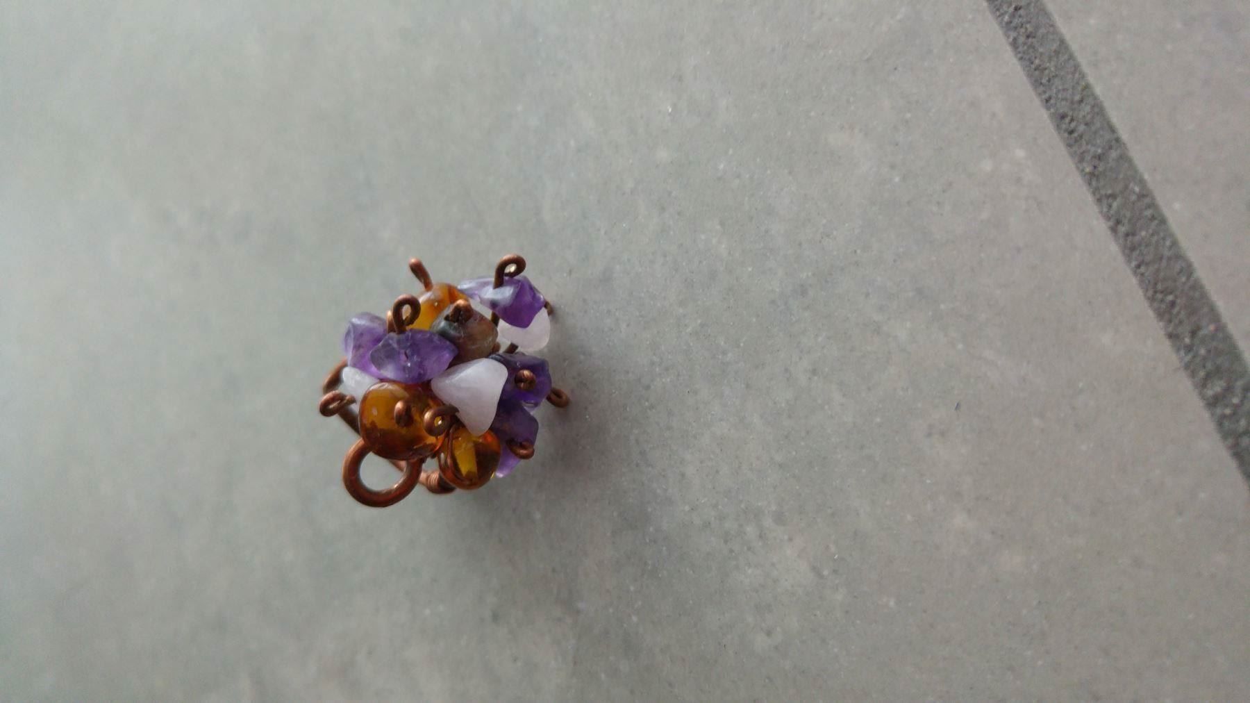 Ringe: Handgemacht ring mit echte steine – Gebraucht aus bellinzona von zeus6535