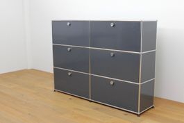 USM Haller Highboard Anthrazitgrau