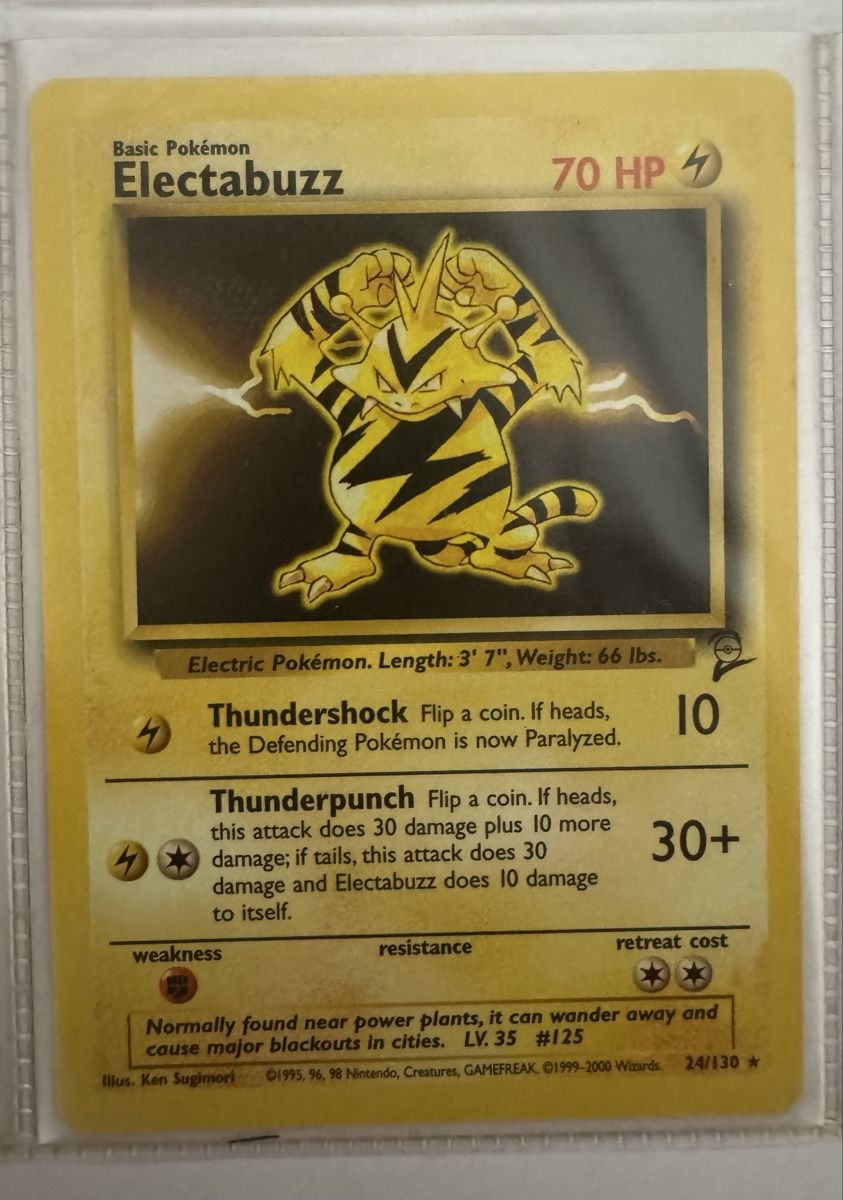 Pokémon Carte collezionabili: Pokemon Electabuzz, Base set 2 – Nuovo (secondo la descrizione) da Aarau Rohr venduto da mic_d6nr