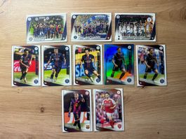 Soccer Team of the Season Lot 10 Cards Topps Flagship 25/26