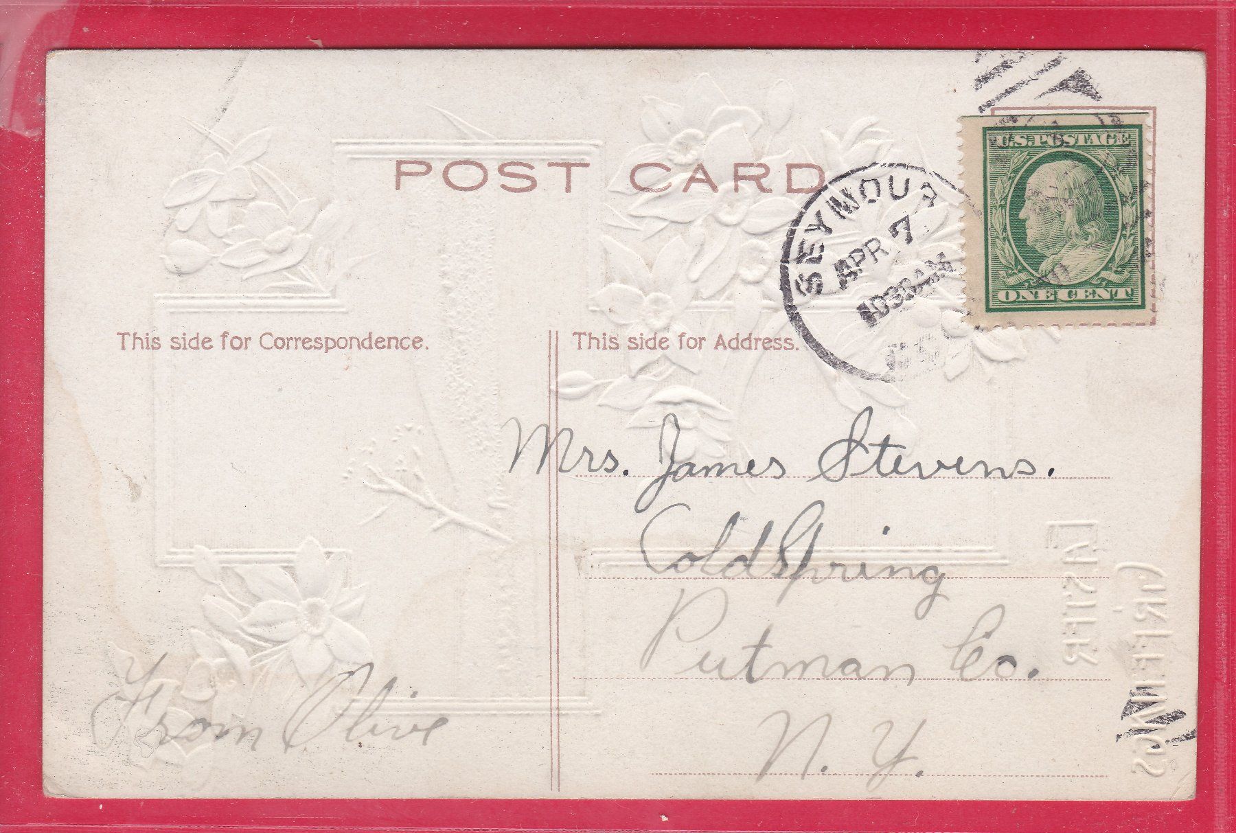 Cartoline postali: PRÄGEKARTE, EASTER GREETNGS, – Usato da Oberrieden venduto da Gebirgsstelze 1