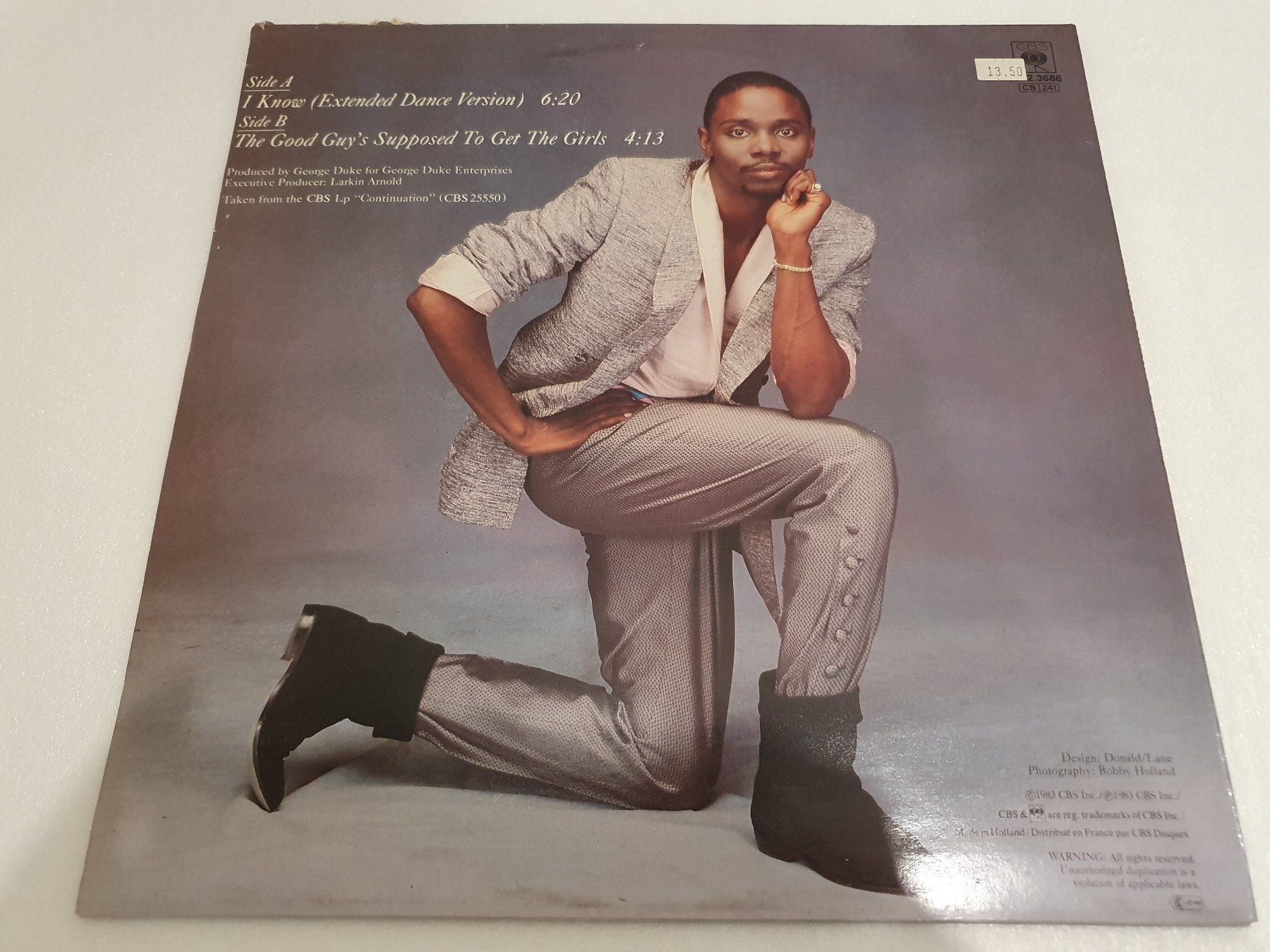 Dischi in vinile: Philip Bailey – I Know (Single, Disco) – Usato da Uster venduto da Vinyl-Leidenschaft 1