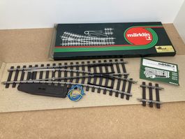 Märklin Spur 1 5973 elektrische Weiche rechts r 1020 mm