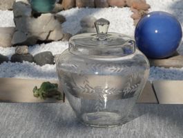 Aus der Glasvitrine: Schöne Bowlen-Schale handgeschliffen