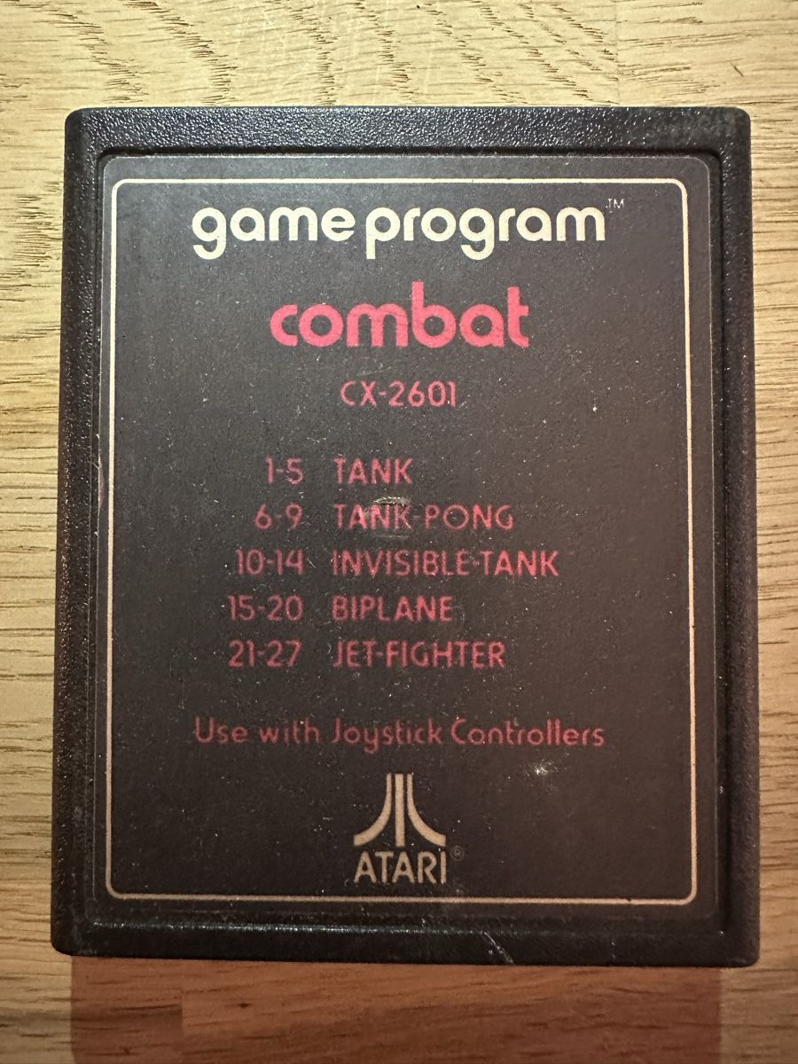 Atari Giochi: Combat für Atari 2600 – Usato da Kestenholz venduto da Matti_10