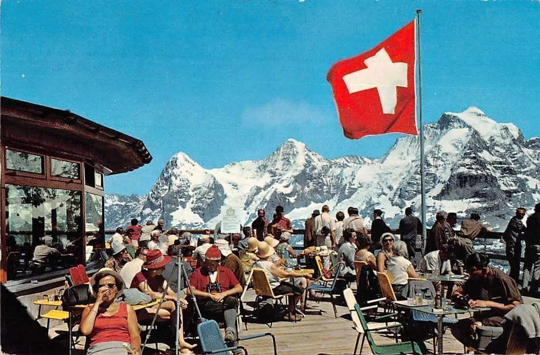 Cartoline postali: Sonnenterasse BIRG - alte Postkarte – Usato da Winterthur venduto da SchatzchischtliWinti