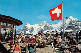 Sonnenterasse BIRG - alte Postkarte