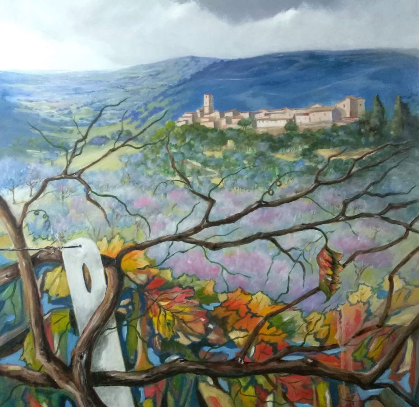 Dipinti: - Italienisches Gemälde - 70x70cm – Nuovo e nell'imballaggio originale da Basel venduto da mar_rlr9