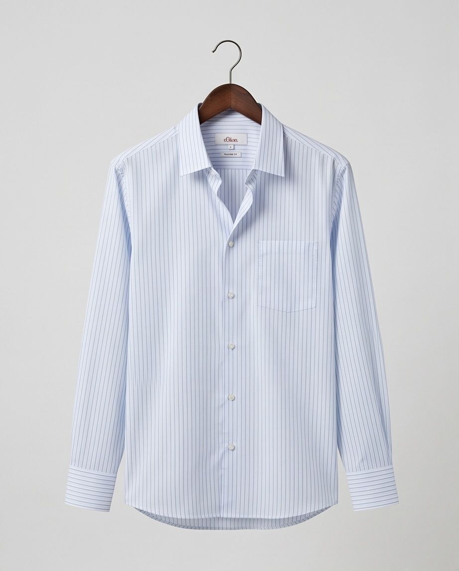 S.Oliver Camicette: S.Oliver chemise blanche - neuve - L – Nuovo e nell'imballaggio originale da Vuisternens-Romont venduto da gol_xp6p 3