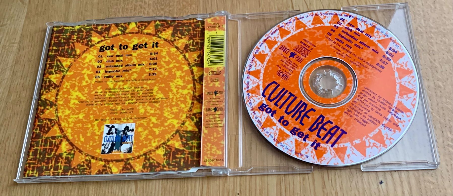 CDs: Culture Beat got to get it Maxi – Gebraucht aus Zürich von Fieber 1