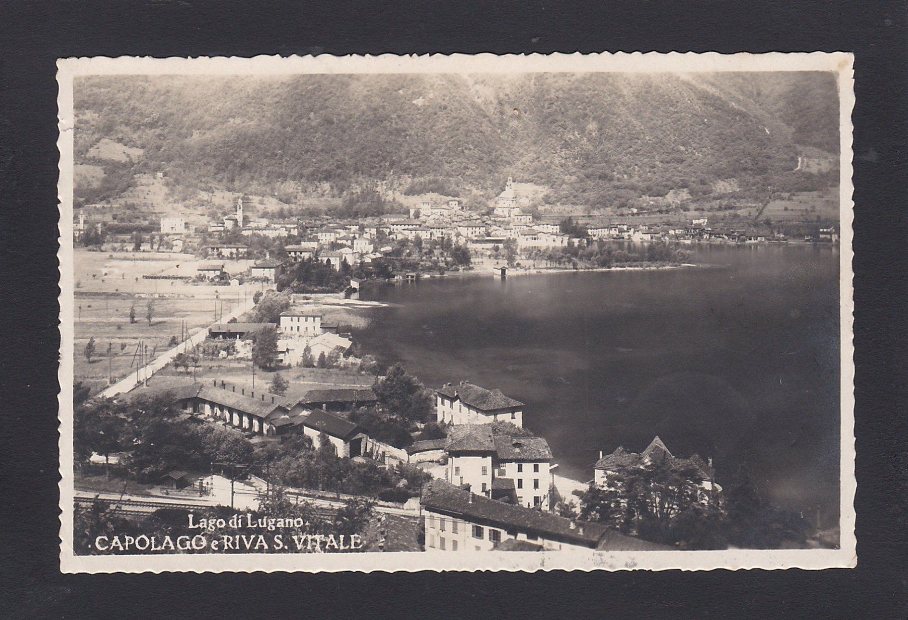 Cartes postales: CAPOLAGO e Riva S. Vitale, 1926 – D'occasion à Reiden par cinfis