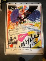 plakat, tinguely motiers, 1989, skulpturen