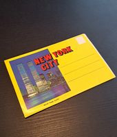New York City Postkarte Klappbar Vintage Rarität Top!