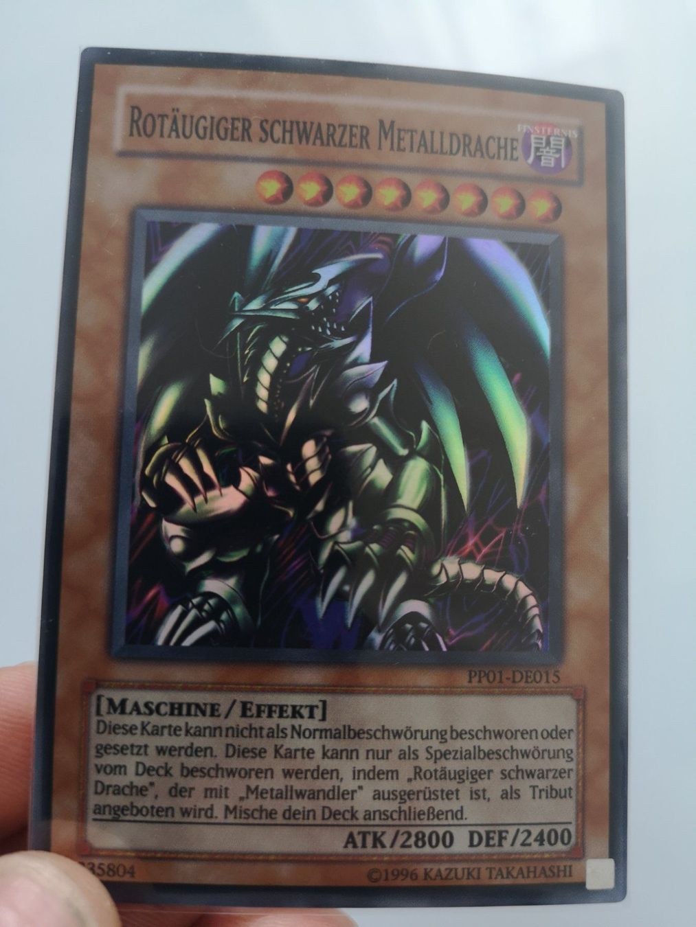 Yugioh Carte collezionabili: Rotäugiger Schwarzer Metalldrache Mint – Nuovo e nell'imballaggio originale da Boswil venduto da ShoppingCenterCity 5