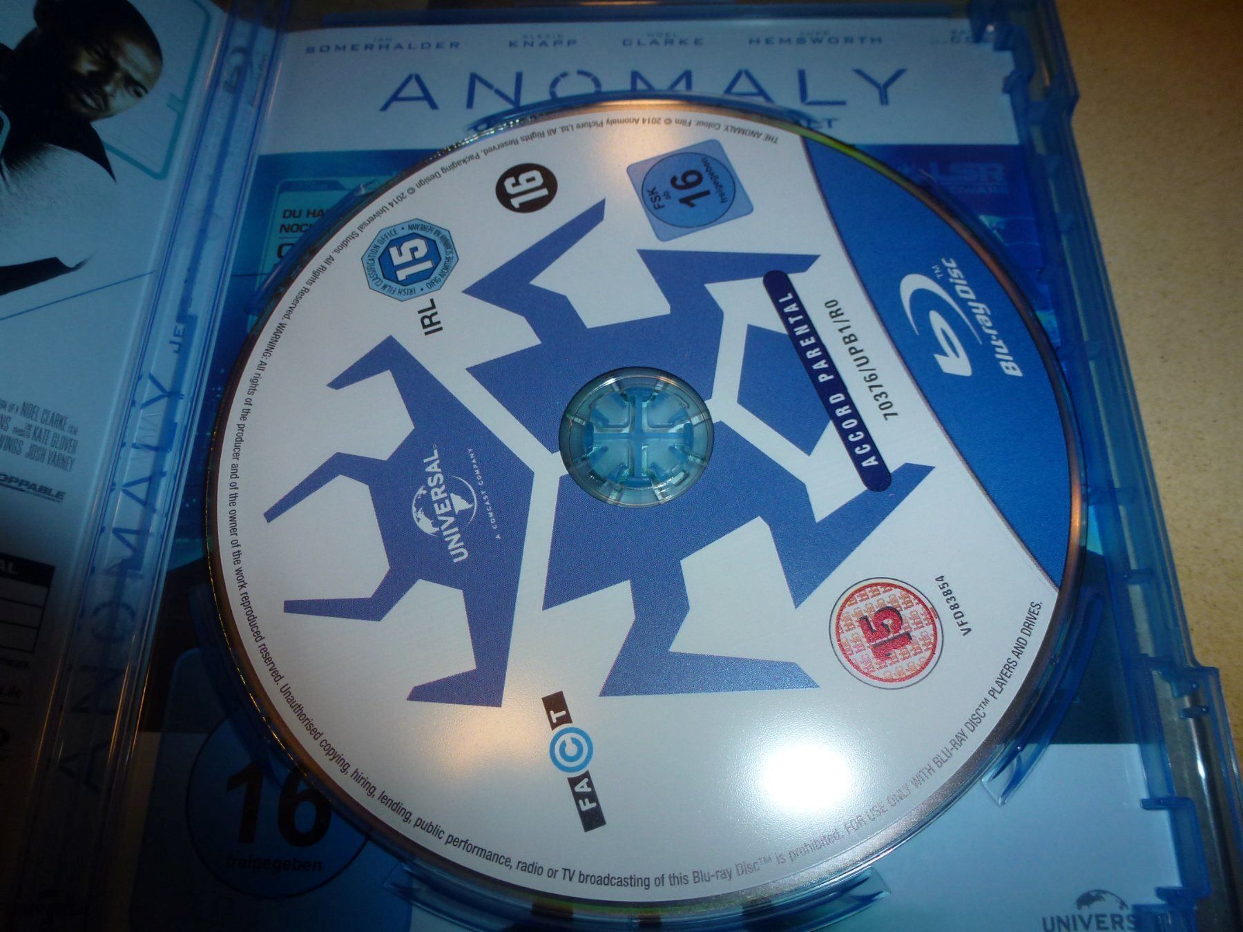 Tutti i DVDs: Anomaly BLU-RAY – Usato da Olten venduto da Disc-Verkauf 1