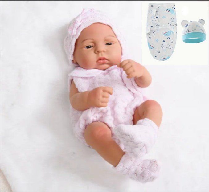 Puppen: Rebornbaby Puppe 40cm mit Schlafsack – Neu und originalverpackt aus Amriswil von Ravinvida