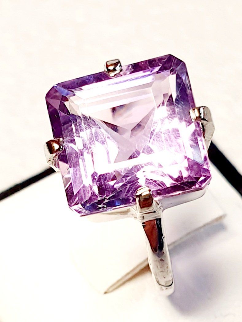 Ringe: Amethist Solitaire Gr. 56 – Neu (gemäss Beschreibung) aus Zürich von Bieter04 6