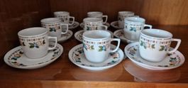 Espressotassen Set Made in China Vintage