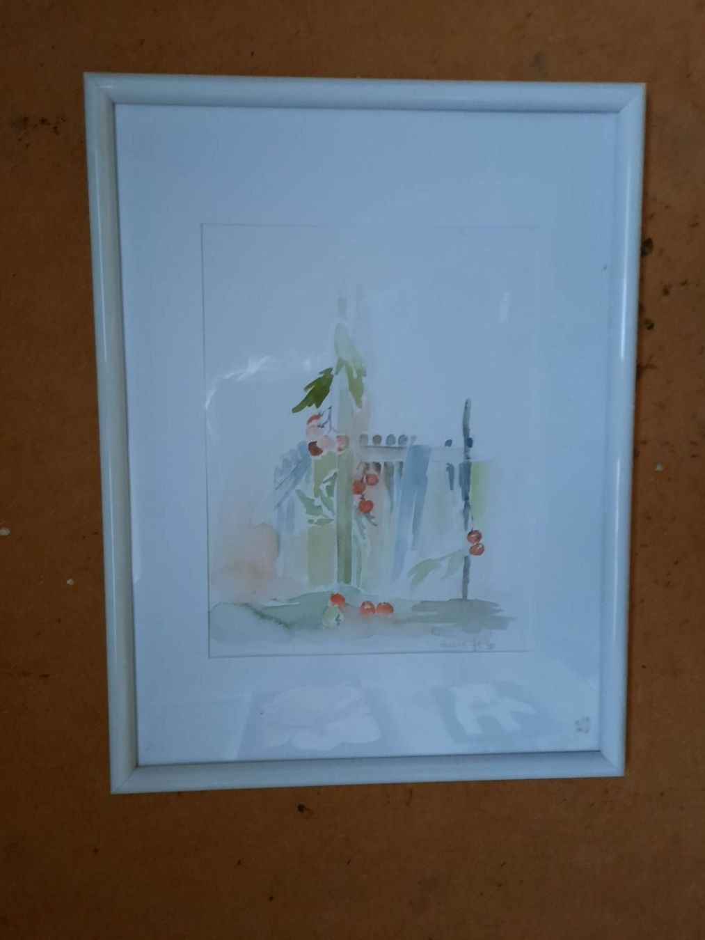 Gemälde: Aquarell Tomaten Original Malerei – Gebraucht aus Berneck von Hansi_Muenz 2