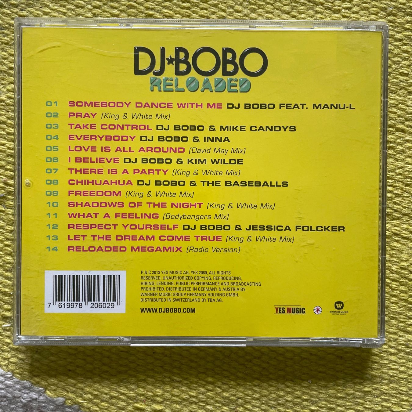 CD: DJ BOBO-RELOADED – Usato da Rorschacherberg venduto da CD-Roli 1