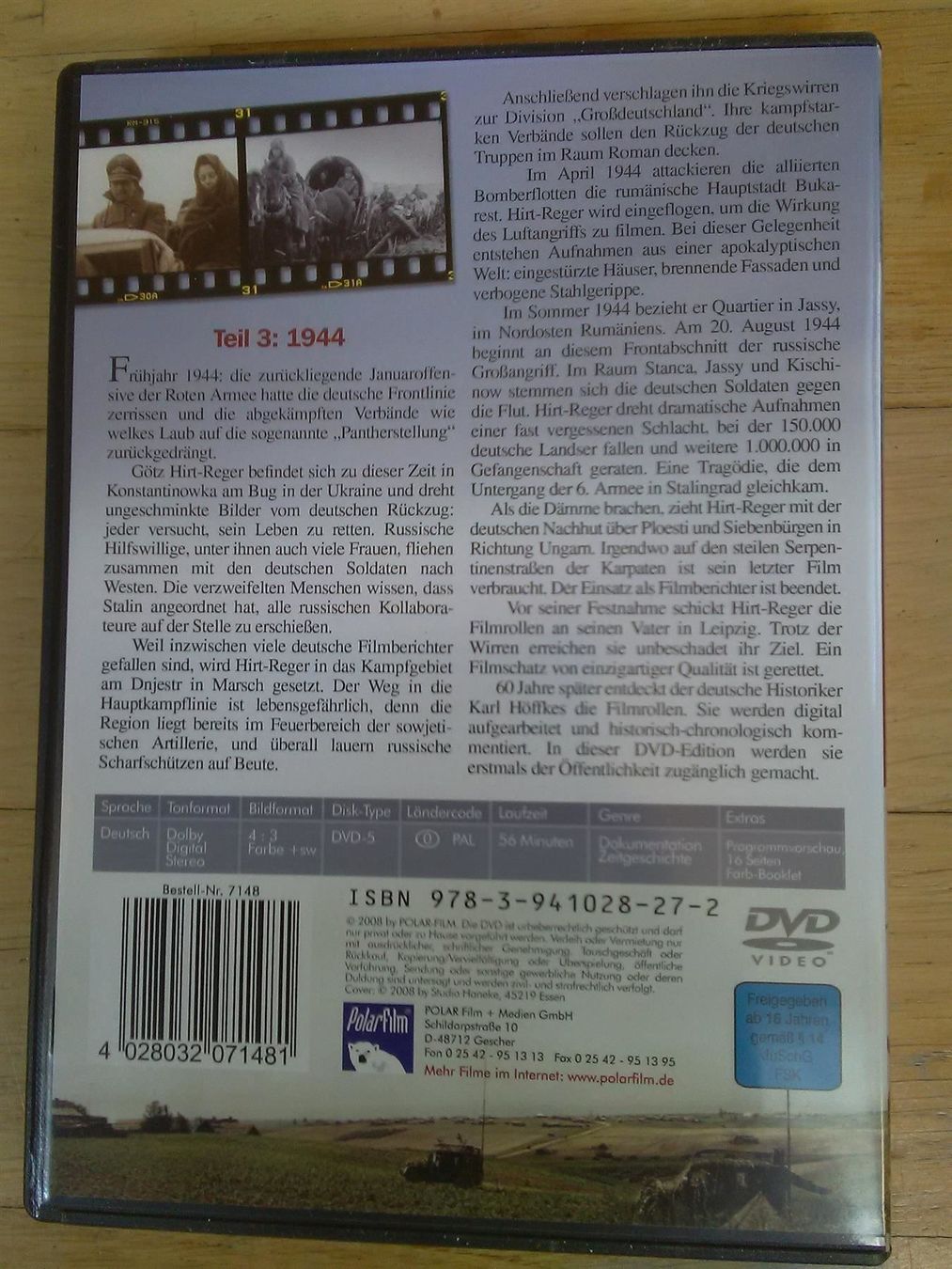 Tutti i DVDs: Mit der Kamera an der Ostfront                  (3'DVD's) – Usato da St. Gallen venduto da elk2021 6