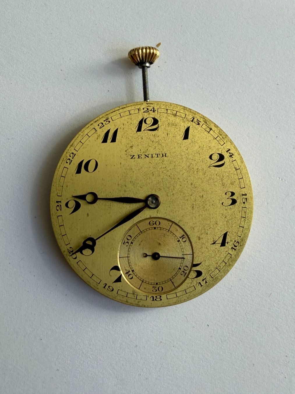 Zenith Orologi: Zenith Taschenuhr Werk – Difettoso da Worblaufen venduto da chronyves 3