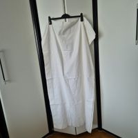 Vintage Bettwäsche Weiss mit Stickerei, 80 x 260 Top
