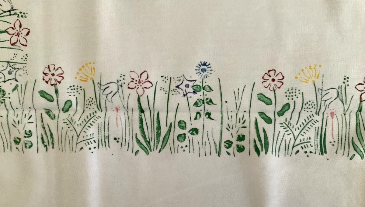 Altra biancheria da tavola: Mitteldecke mit Blumen-Print, 75x75 cm – Nuovo (secondo la descrizione) da Lufingen venduto da lotzstef