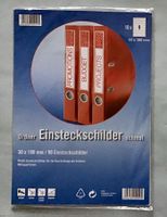 für schmale Ordnerrücken passende Einsteckschilder
