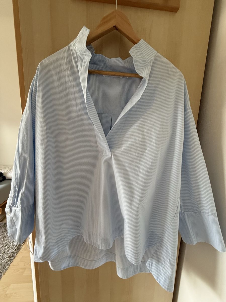 Gerry Weber Camicette: GERRY WEBER EDITION Bluse blau-weiss gestreift Grösse 42 – Usato da Oberglatt ZH venduto da kaishu