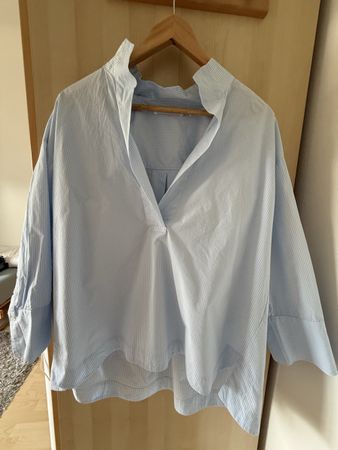 GERRY WEBER EDITION Bluse blau-weiss gestreift Grösse 42
