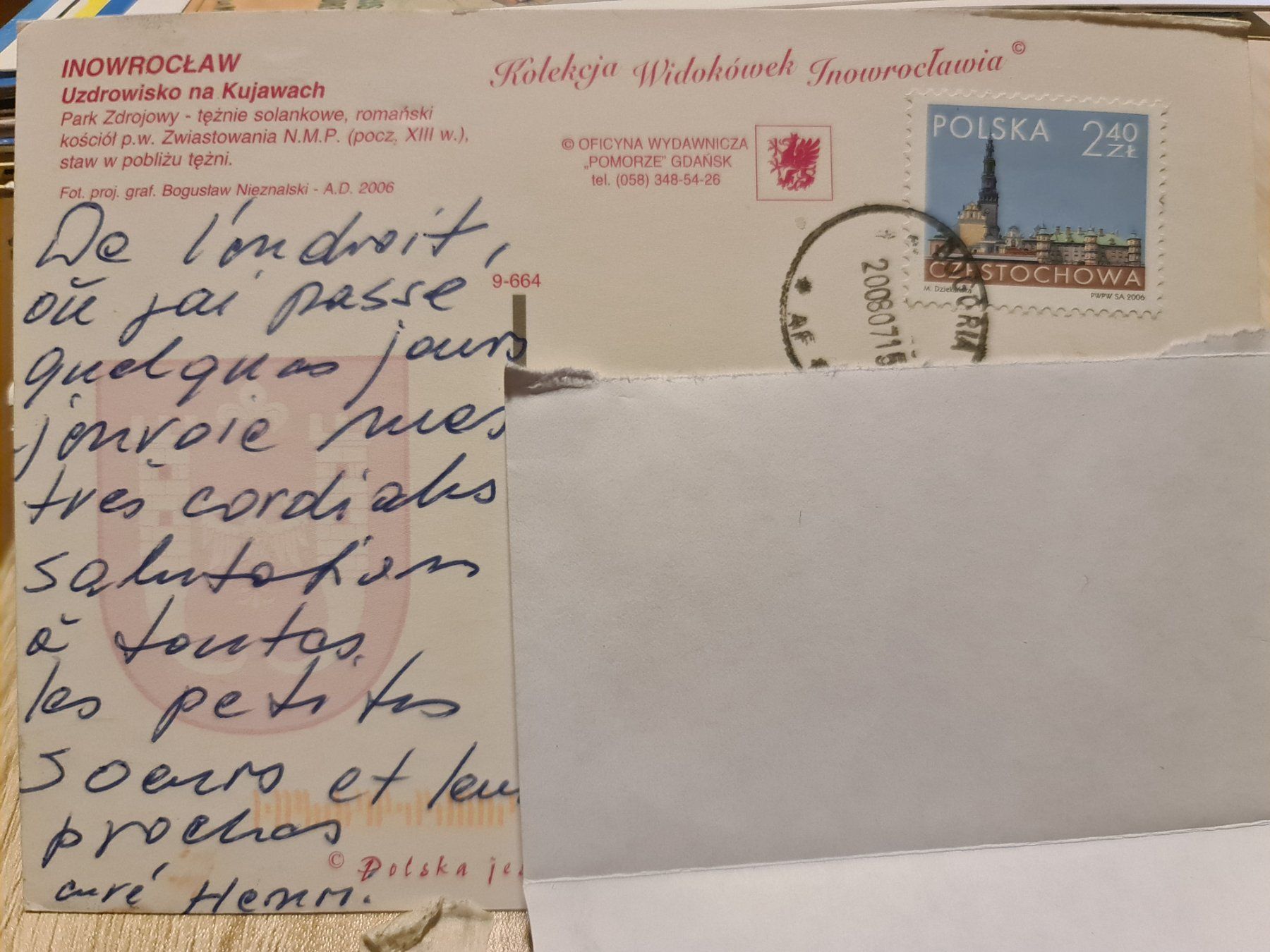 Cartoline postali: Ansichtskarte Hohensalza Inowroclaw Polen – Usato da Dintikon venduto da Vexi 1