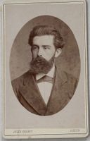 CDV Jules Bonnet, Luzern - Mann mit Bart