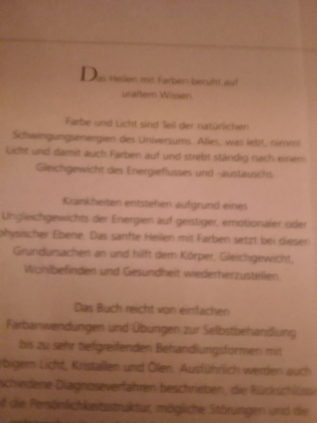 Livres: Heilen mit Farben – Neuf (Voir description) à Volken par katz5 2