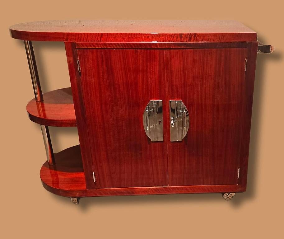 Skulpturen & Statuen: Bar art deco palissandre des indes  – Gebraucht aus Mollens VD von espritartdeco 2