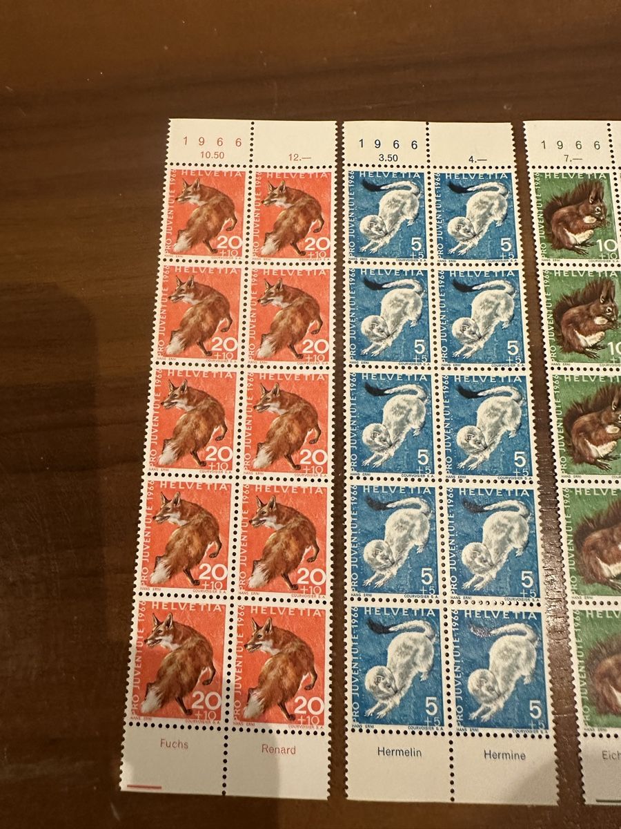 Tous les timbres: Briefmarken aus 1966 – D'occasion à Villmergen par Bezdupe 1