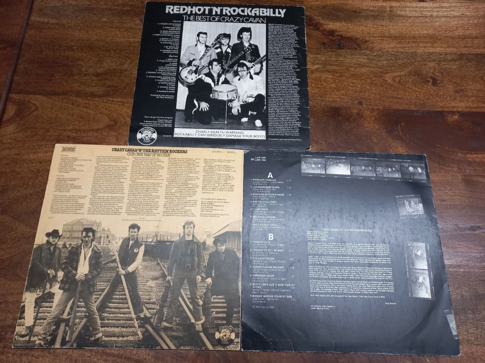 Dischi in vinile: Crazy Cavan LPs - Rockabilly Teddy Boy – Usato da Lachen SZ venduto da jimmygoal13 1