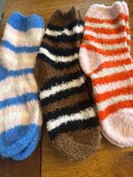 3x Kuschelsocken - flauschig weich-Wohlfühlen- Zeit für Dich