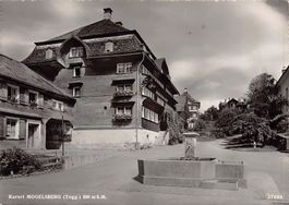 Kurort Mogelsberg, Dorfplatz, gelaufen 1955