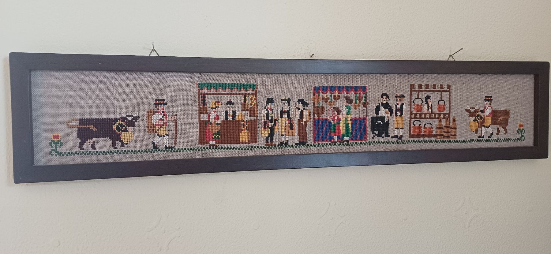 Poster & Bilder: Schönes Appenzeller Bild gestickt – Gebraucht aus Flawil von Naphtali 2