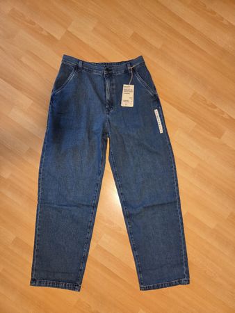 Denim Wide-Leg Jeans von Muji, Gr. L