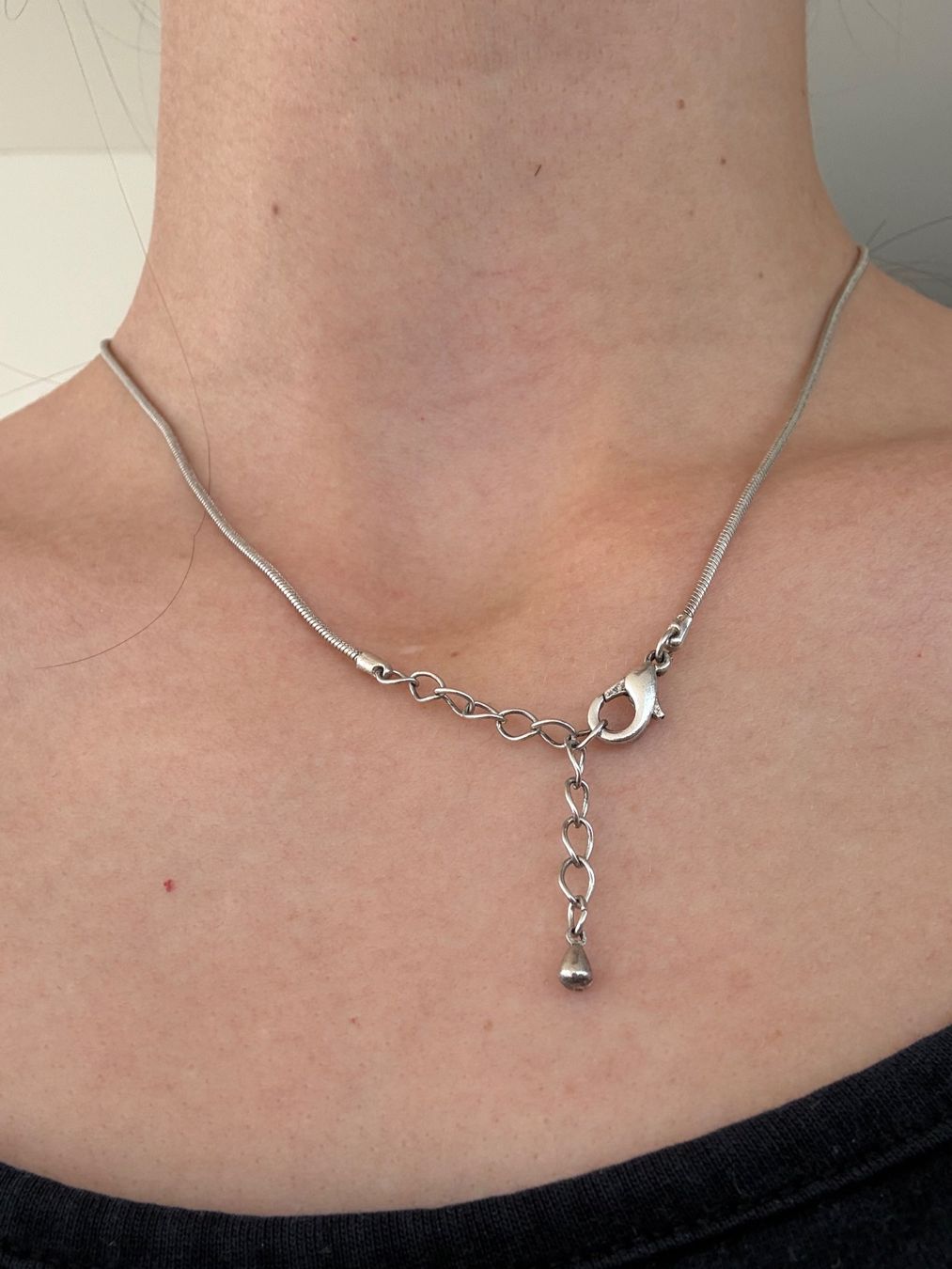 Catenine: Feine Schlangenhalskette Silber – Usato da Zürich venduto da AngelaZeh 2